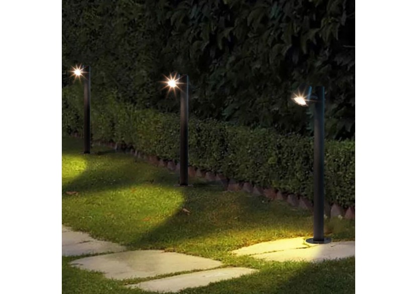 Borne en acier GU10 Max 35W IP44 - L1554-N - Barcelona LED Borne en acier GU10 Max 35W IP44 - L1554-N - Barcelona LED
