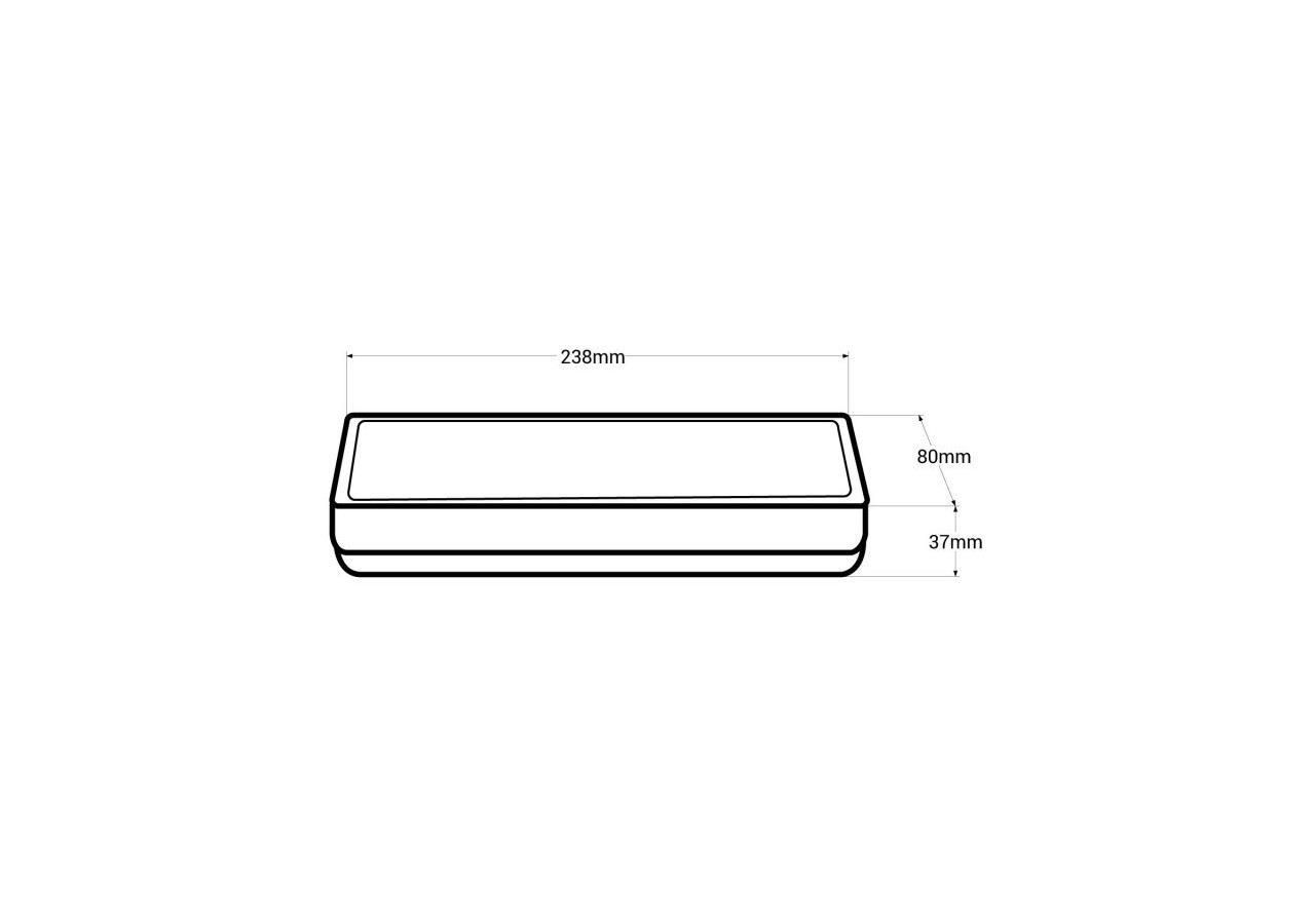 Bloc de secours LED 3W-250lm-3 h d'autonomie - B1050 - Barcelona LED