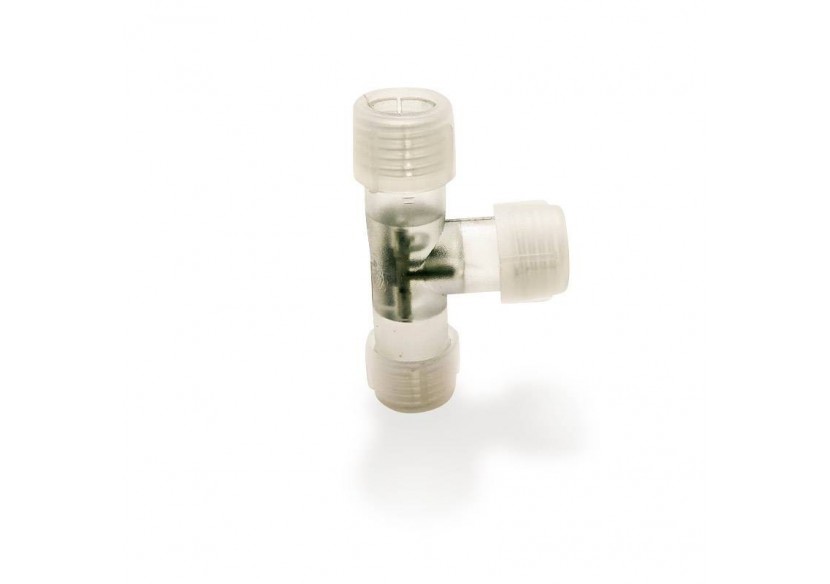 Connecteur T pour tuyau LED diamètre 13mm - B11244 - Barcelona LED Connecteur T pour tuyau LED diamètre 13mm - B11244 - Barcelona LED