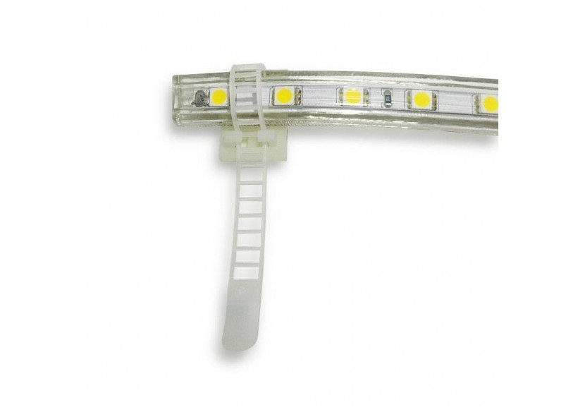 Bride plastique pour rubans et tuyaux LED avec base adhésive 3M - B1699-2 - Barcelona LED Bride plastique pour rubans et tuyaux LED avec base adhésive 3M - B1699-2 - Barcelona LED