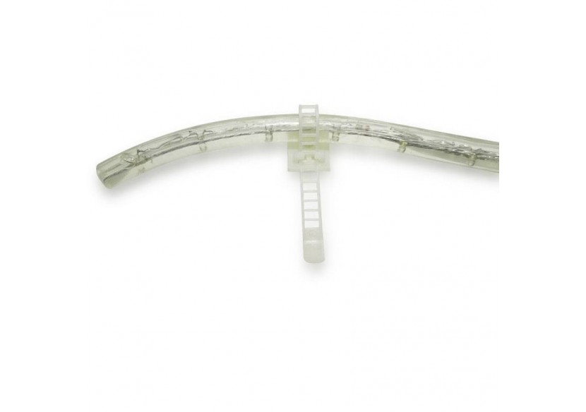 Bride plastique pour rubans et tuyaux LED avec base adhésive 3M - B1699-2 - Barcelona LED Bride plastique pour rubans et tuyaux LED avec base adhésive 3M - B1699-2 - Barcelona LED