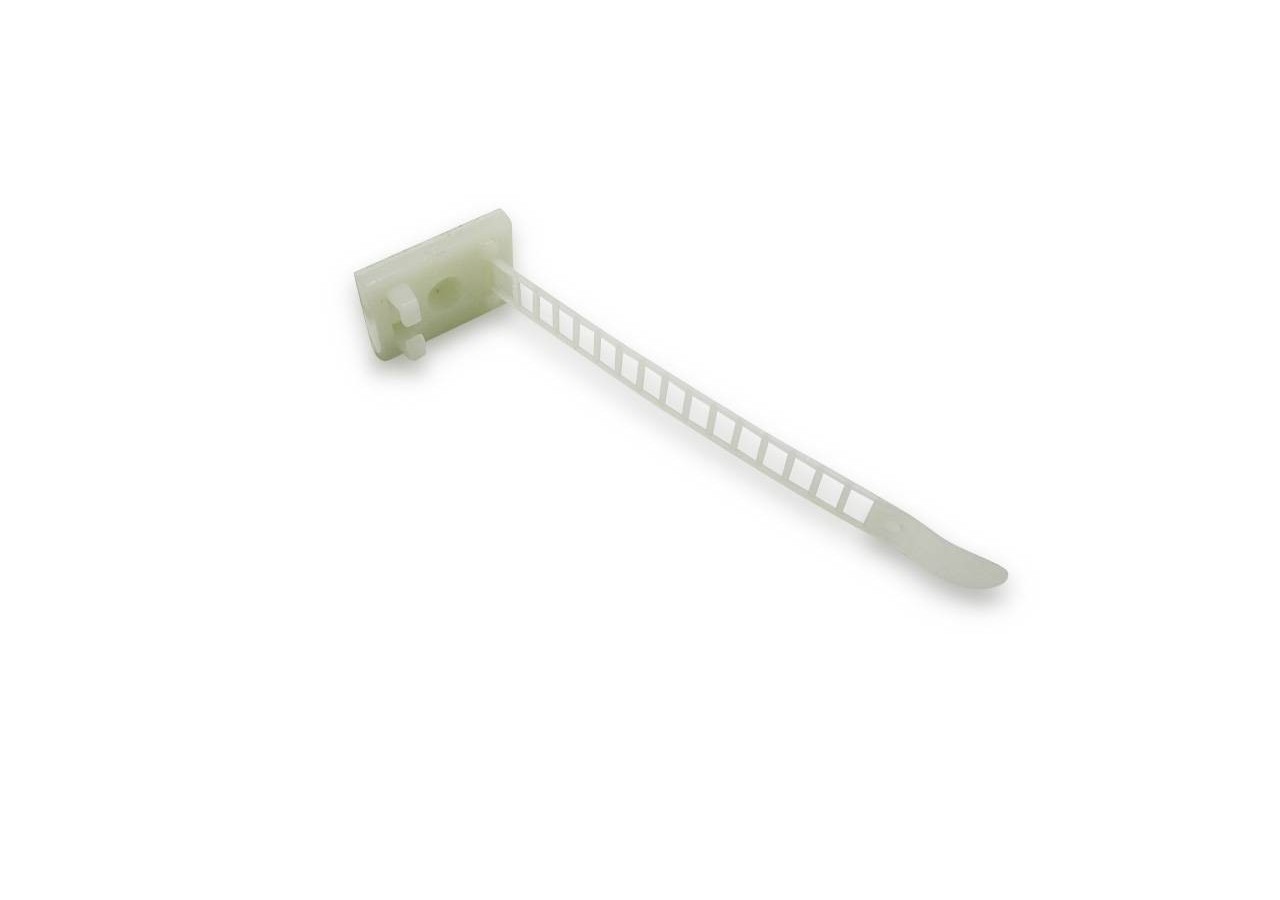 Bride plastique pour rubans et tuyaux LED avec base adhésive 3M - B1699-2 - Barcelona LED