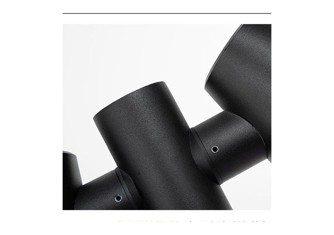 Lampadaire double en acier 2xGU10 Max 35W IP44 - L1555-N - Barcelona LED