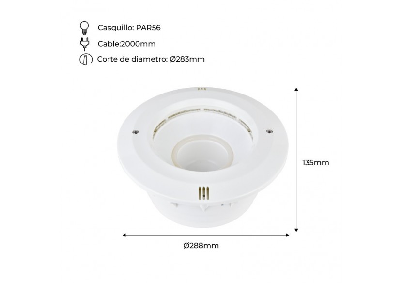 Boîtier pour spot de piscine LED PAR 56 - B2150 - Barcelona LED Boîtier pour spot de piscine LED PAR 56 - B2150 - Barcelona LED