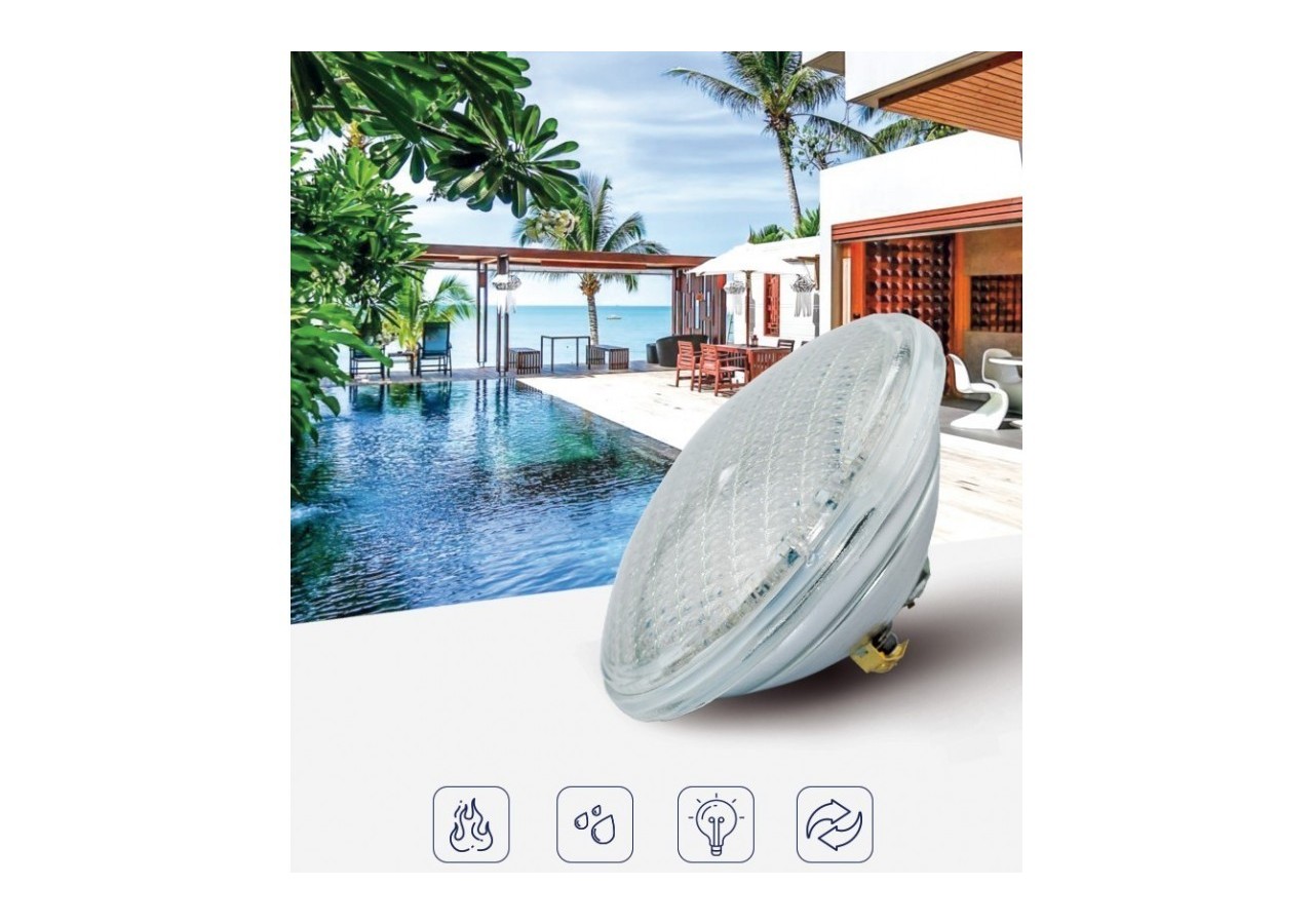 Projecteur LED RGB submersible (IP68) avec télécommande - B2152-RGB - Barcelona LED