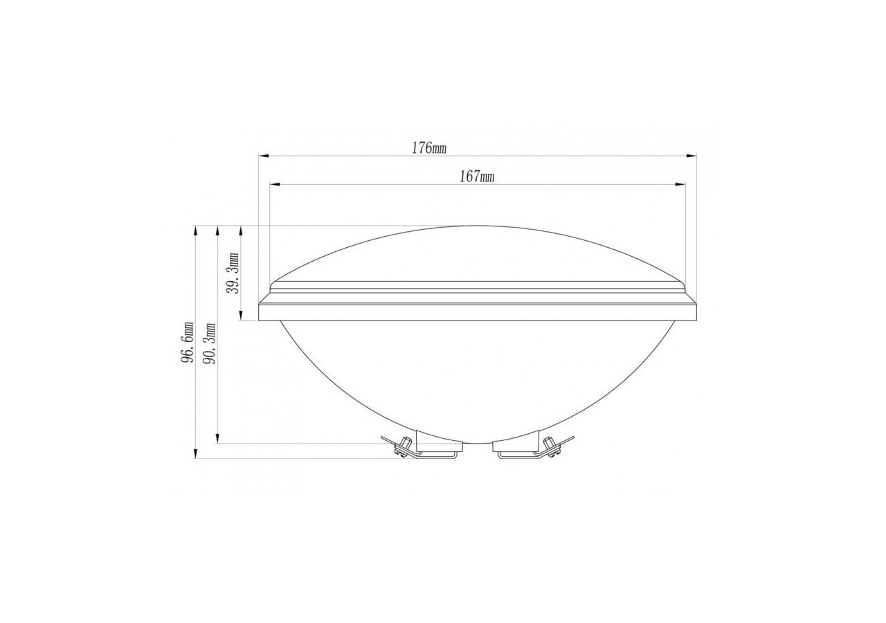 Projecteur LED RGB submersible (IP68) avec télécommande - B2152-RGB - Barcelona LED
