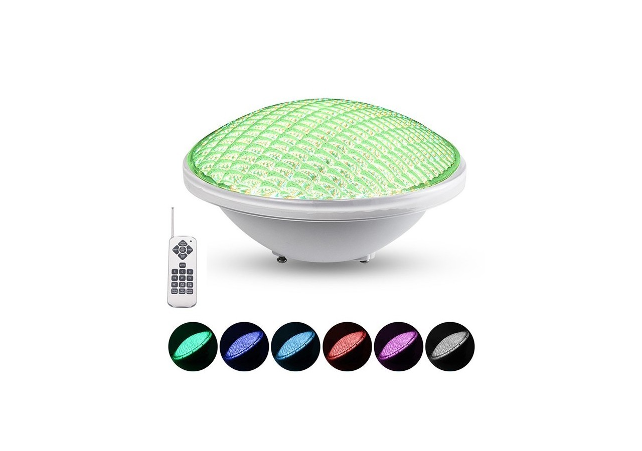 Projecteur LED RGB submersible (IP68) avec télécommande - B2152-RGB - Barcelona LED