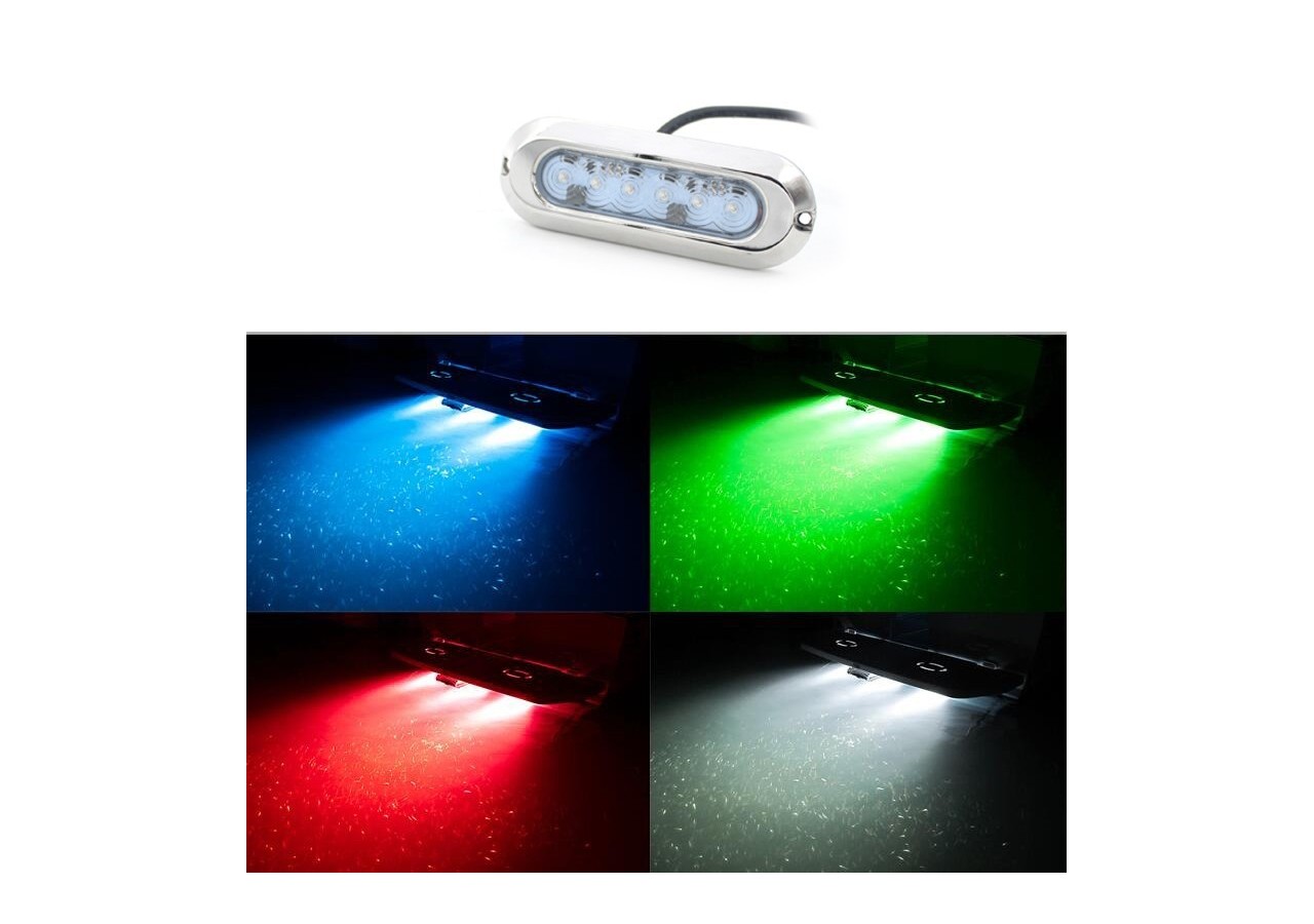 Projecteur LED RGB slim submersible 30W 12V - B2176 - Barcelona LED