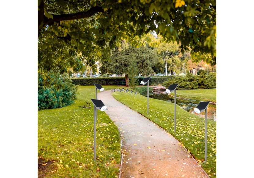 Lampadaire solaire avec capteur IP44 - SL19-F - Barcelona LED