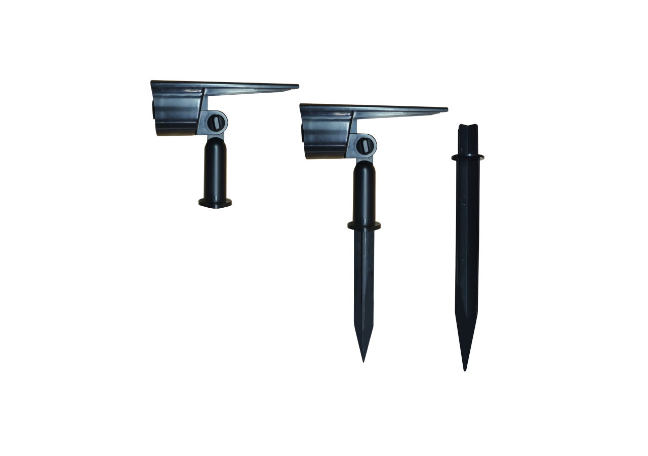 Pack x 2-Spot solaire LED sur piquet-1W (2x0,5W)-IP65 - SL26-BF - Barcelona LED