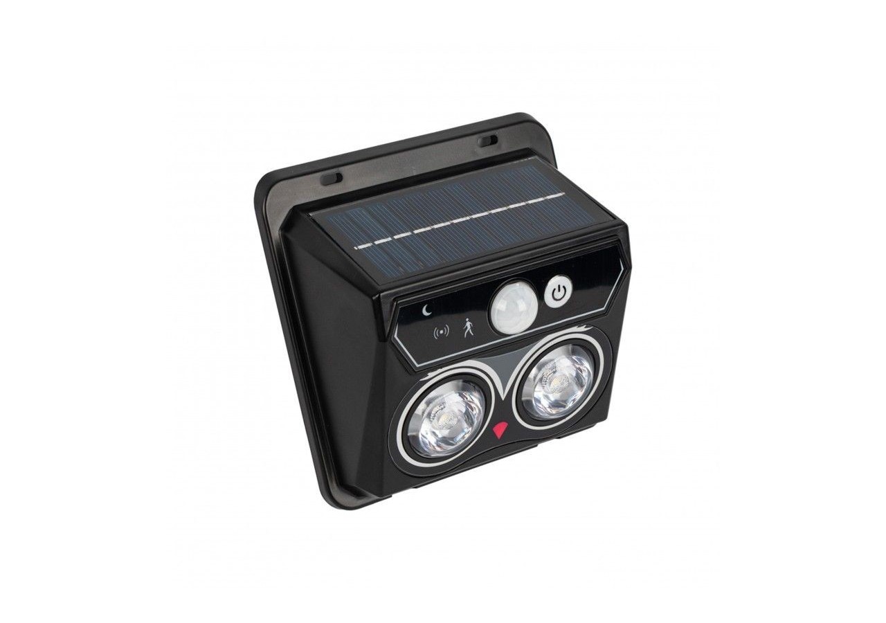 Pack x 2-Applique murale solaire extérieure avec capteur de mouvement PIR-1W (2x0,5W)-IP44 - SL25-BC - Barcelona LED