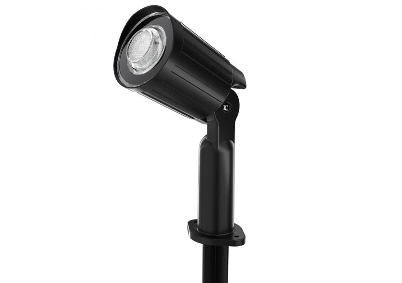 Kit x 4 spots sur piquet avec panneau solaire-5W-IP66-3000K - SL27-BC - Barcelona LED