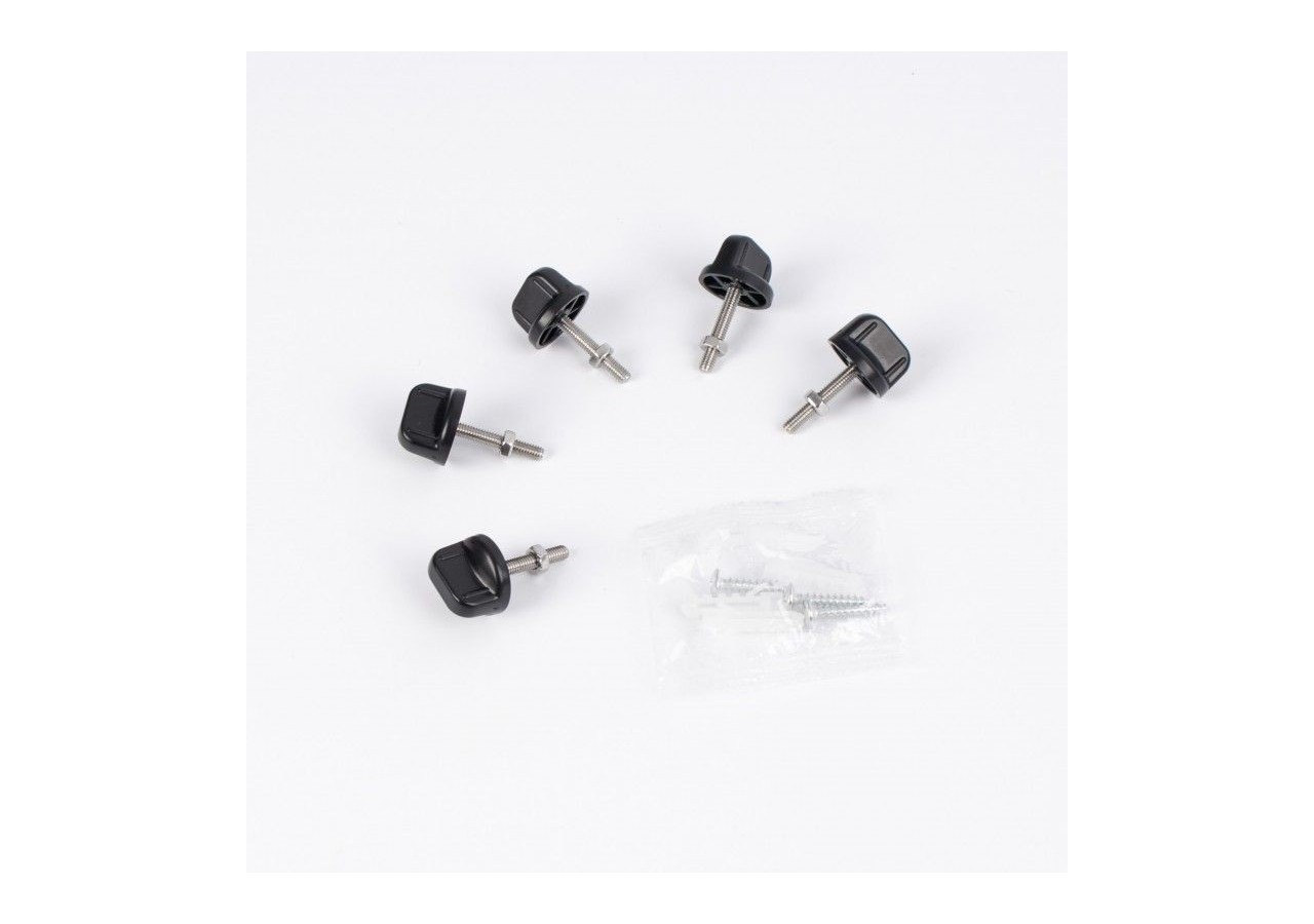 Kit x 4 spots sur piquet avec panneau solaire-5W-IP66-3000K - SL27-BC - Barcelona LED