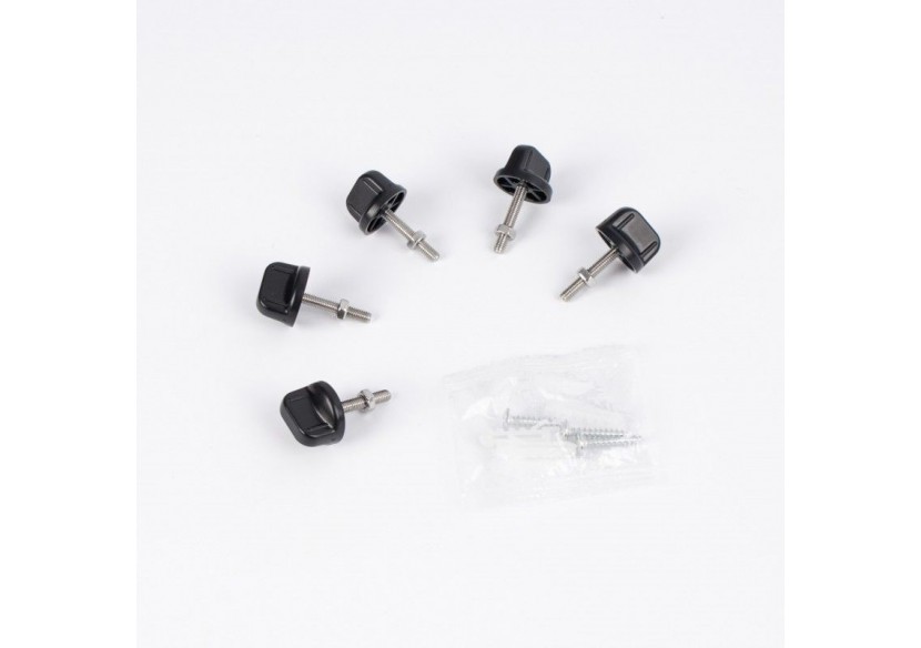 Kit x 4 spots sur piquet avec panneau solaire-5W-IP66-3000K - SL27-BC - Barcelona LED