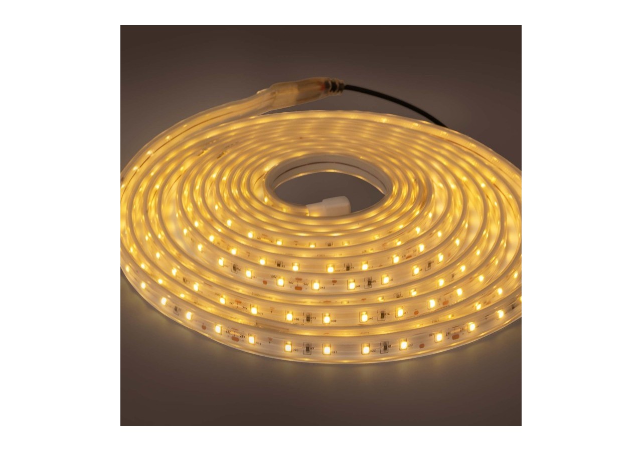 Ruban LED solaire extérieur avec télécommande 18W-12mm-5m-2700K-IP65 - SL29-18W - Barcelona LED