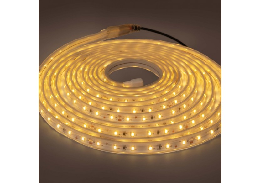 Ruban LED solaire extérieur avec télécommande 18W-12mm-5m-2700K-IP65 - SL29-18W - Barcelona LED