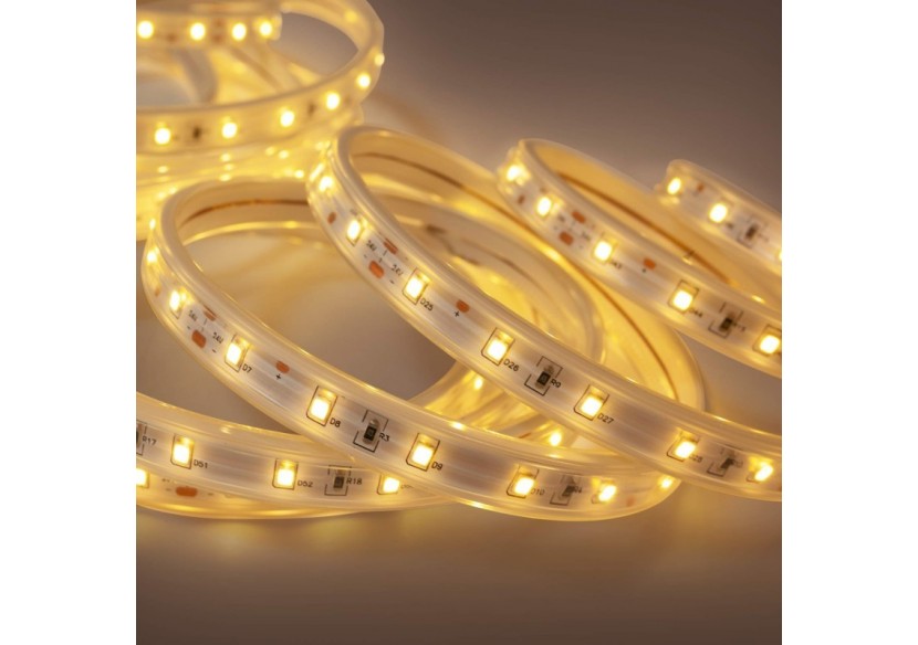 Ruban LED solaire extérieur avec télécommande 18W-12mm-5m-2700K-IP65 - SL29-18W - Barcelona LED