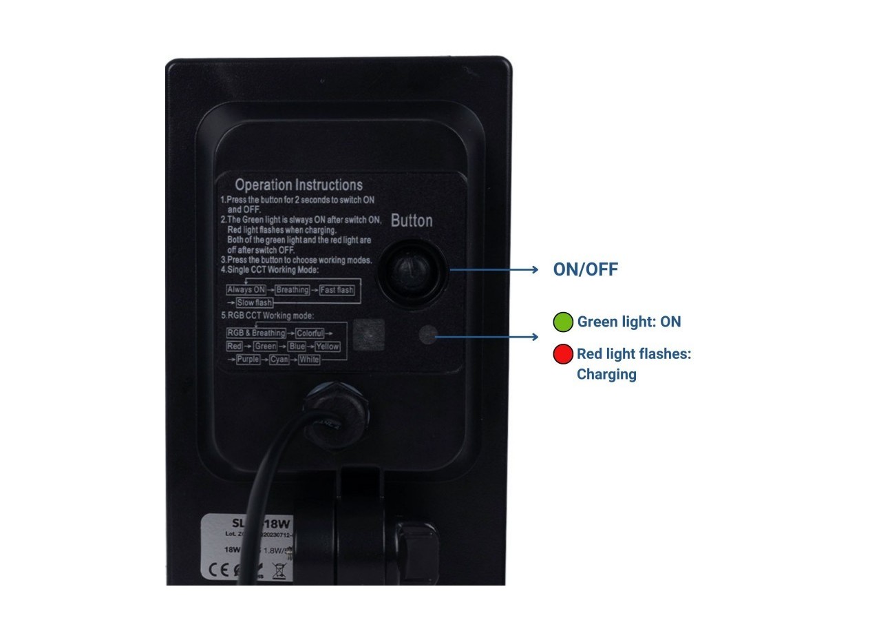 Ruban LED solaire extérieur avec télécommande 18W-12mm-5m-2700K-IP65 - SL29-18W - Barcelona LED