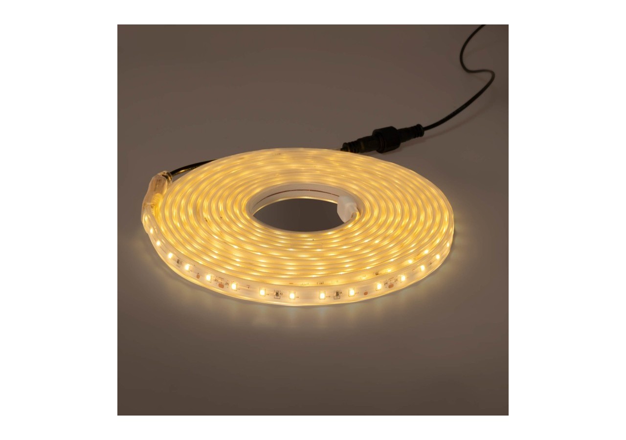 Ruban LED solaire extérieur avec télécommande 18W-12mm-5m-2700K-IP65 - SL29-18W - Barcelona LED