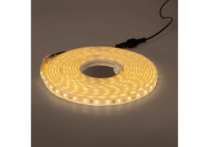 Ruban LED solaire extérieur avec télécommande 18W-12mm-5m-2700K-IP65 - SL29-18W - Barcelona LED