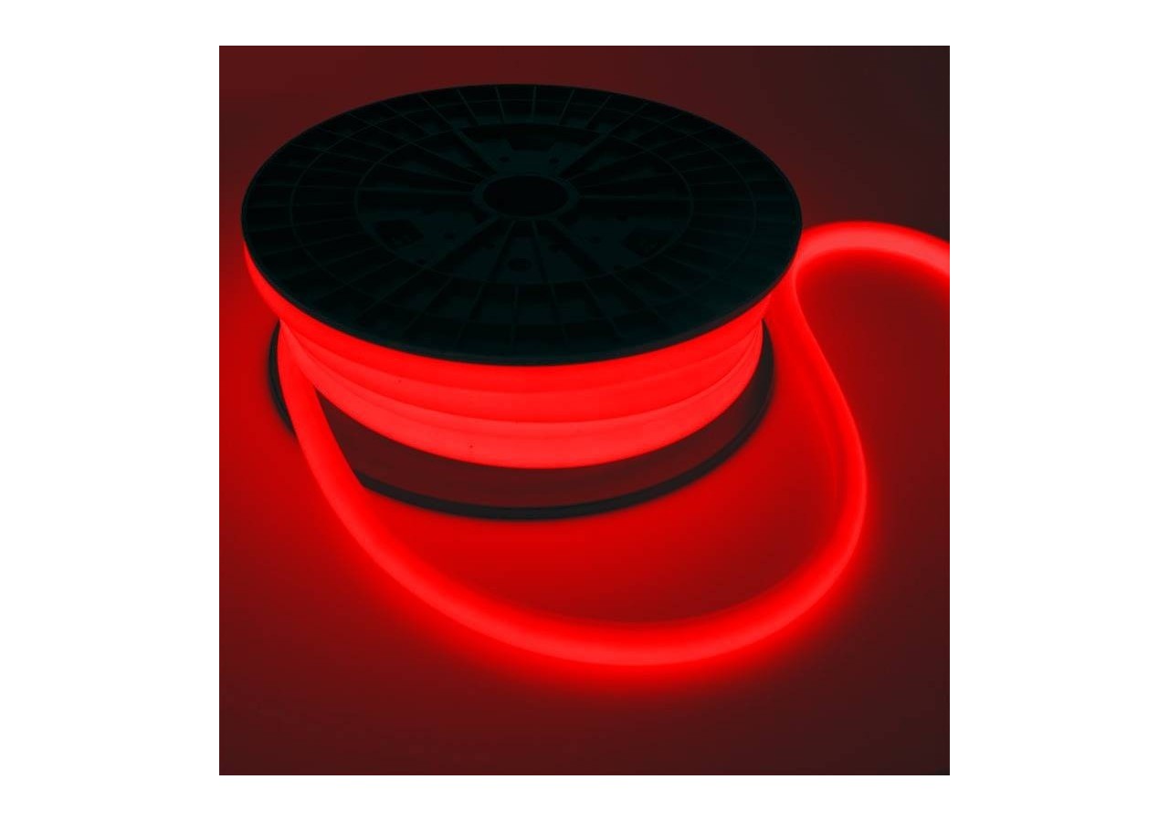 Néon LED flexible 24V DC-12x12mm-10m-Kit complet-180 LED/m-12W/m-IP65-À courbure verticale - B3200RO - Barcelona LED