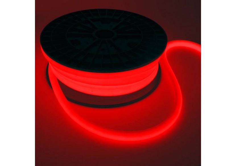 Néon LED flexible 24V DC-12x12mm-10m-Kit complet-180 LED/m-12W/m-IP65-À courbure verticale - B3200RO - Barcelona LED