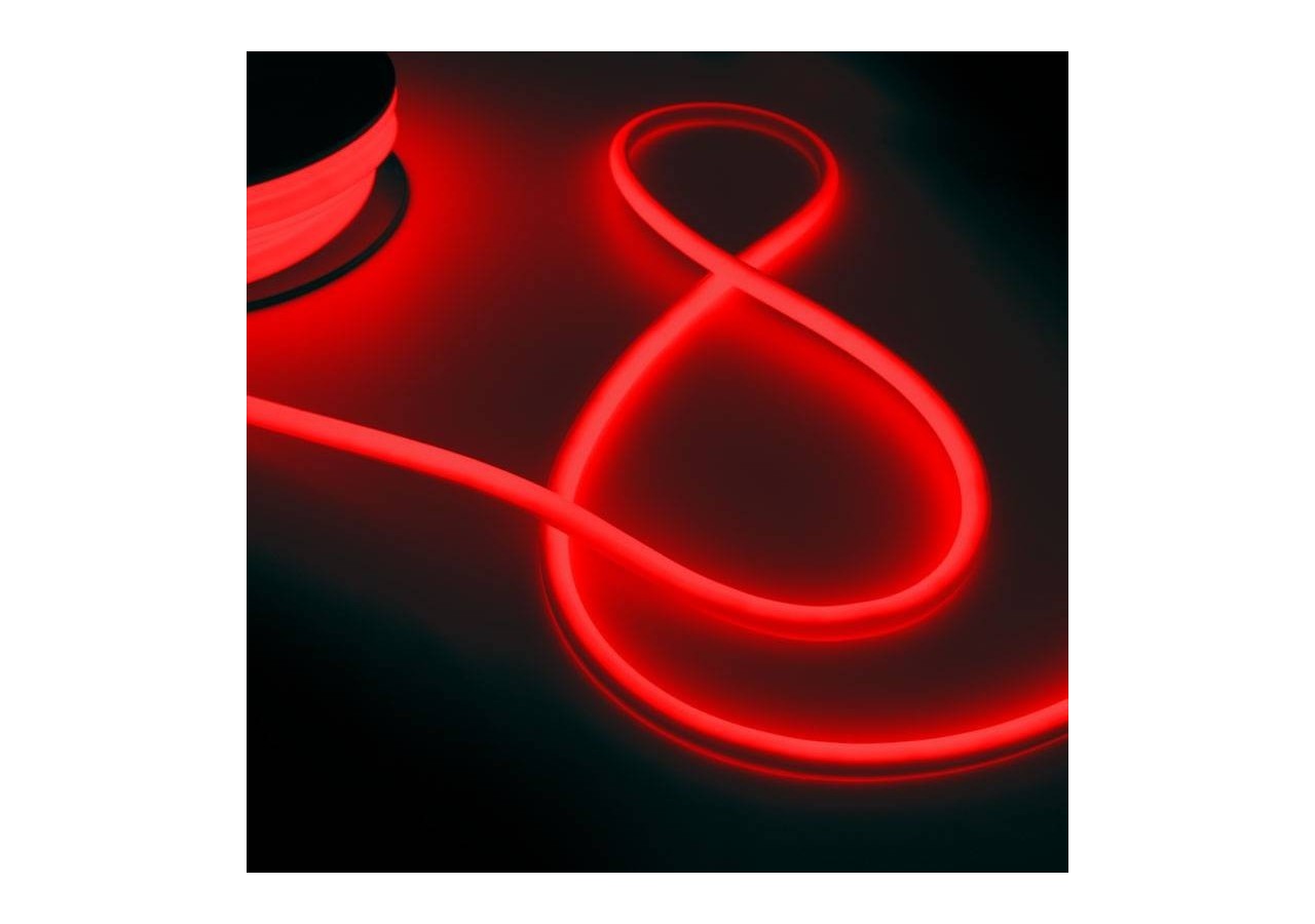 Néon LED flexible 24V DC-12x12mm-10m-Kit complet-180 LED/m-12W/m-IP65-À courbure verticale - B3200RO - Barcelona LED