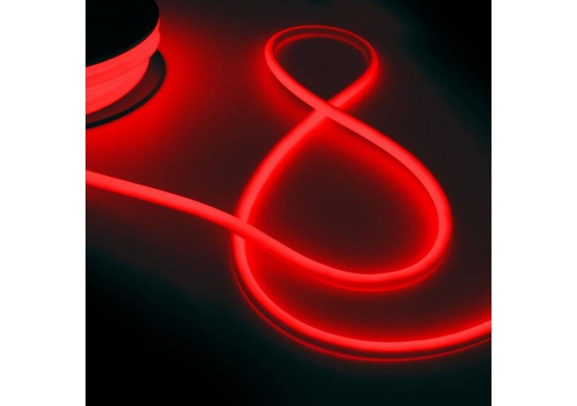 Néon LED flexible 24V DC-12x12mm-10m-Kit complet-180 LED/m-12W/m-IP65-À courbure verticale - B3200RO - Barcelona LED
