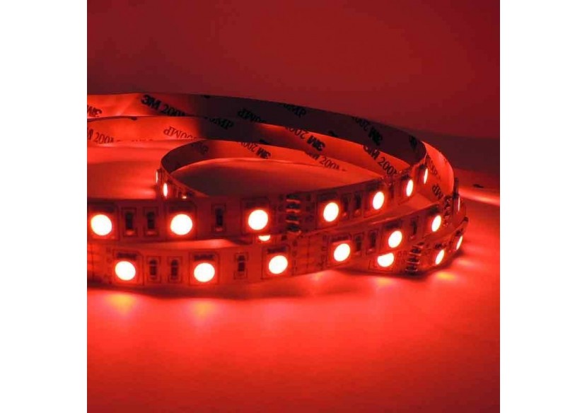 Ruban LED 12V DC 72W 10mm multicolore RGB IP20 (SMD505050 60ch/m) Rouleau de 5m - B1546-IP20 - Barcelona LED Ruban LED 12V DC 72W 10mm multicolore RGB IP20 (SMD505050 60ch/m) Rouleau de 5m - B1546-IP20 - Barcelona LED