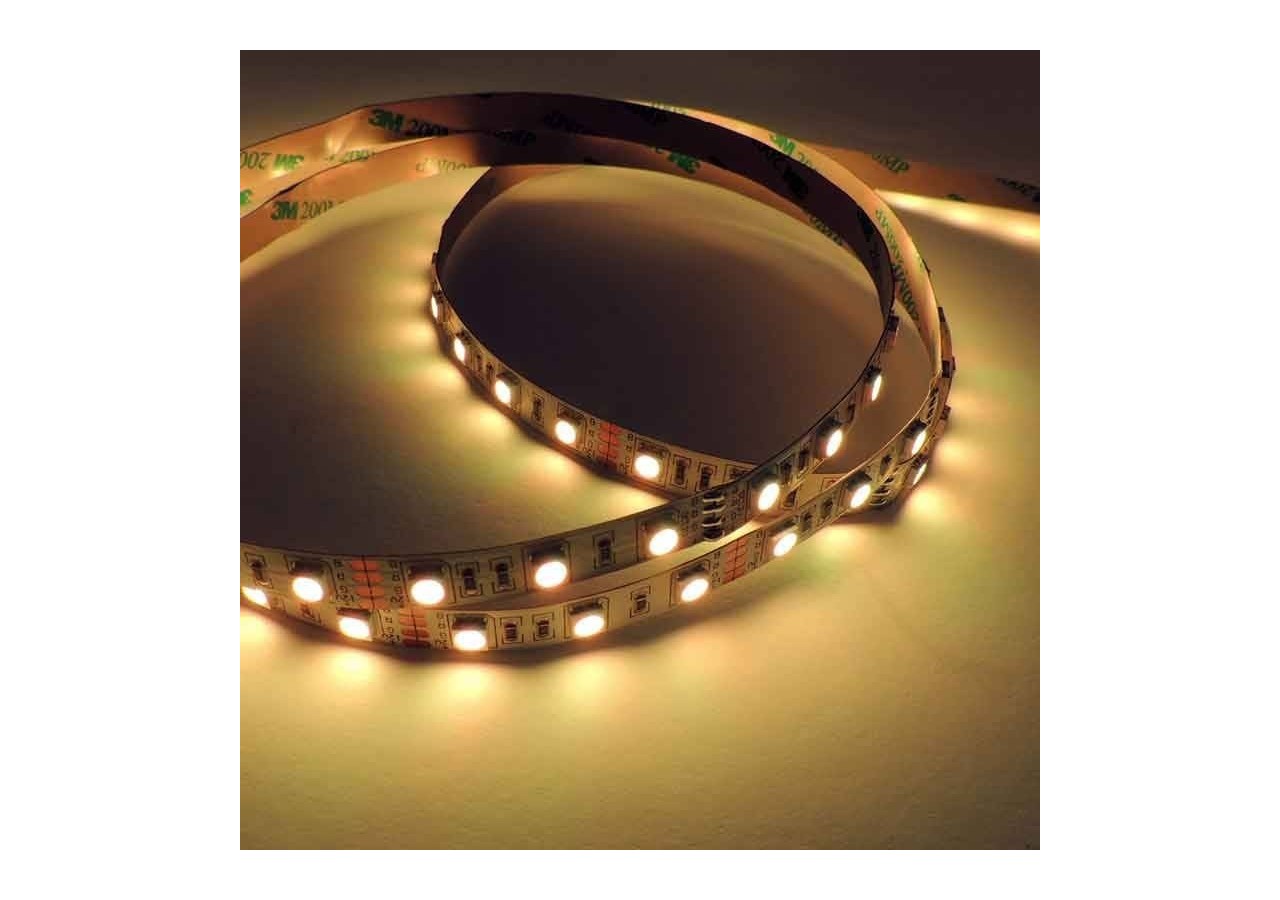 Ruban LED 12V DC 72W 10mm multicolore RGB IP20 (SMD505050 60ch/m) Rouleau de 5m - B1546-IP20 - Barcelona LED
