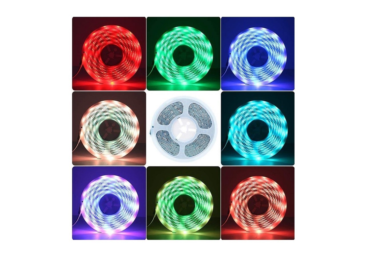 Ruban LED RGB 24V DC SMD 5050 72W IP20 5M - B1549-IP20 - Barcelona LED
