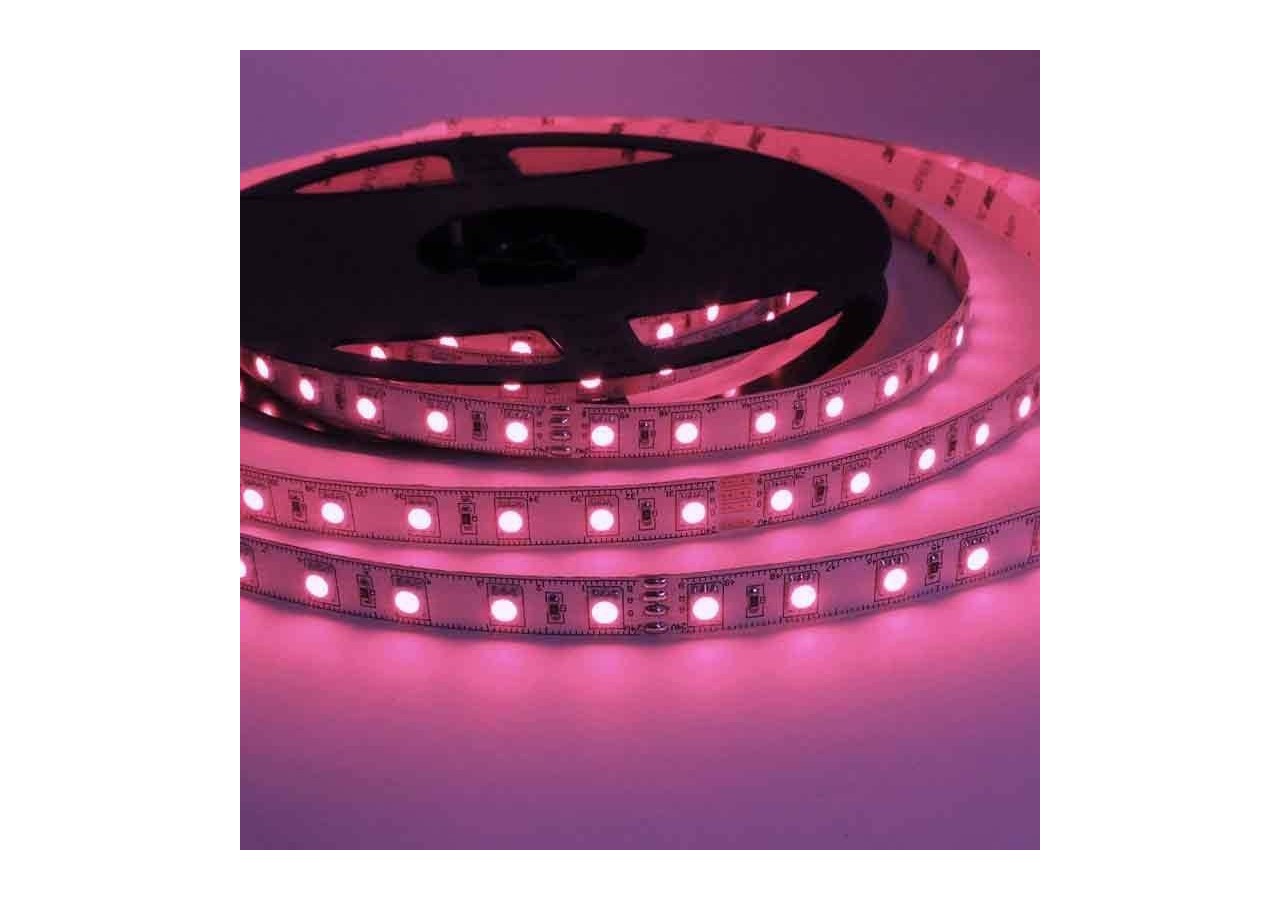 Ruban LED RGB 24V DC SMD 5050 72W IP20 5M - B1549-IP20 - Barcelona LED
