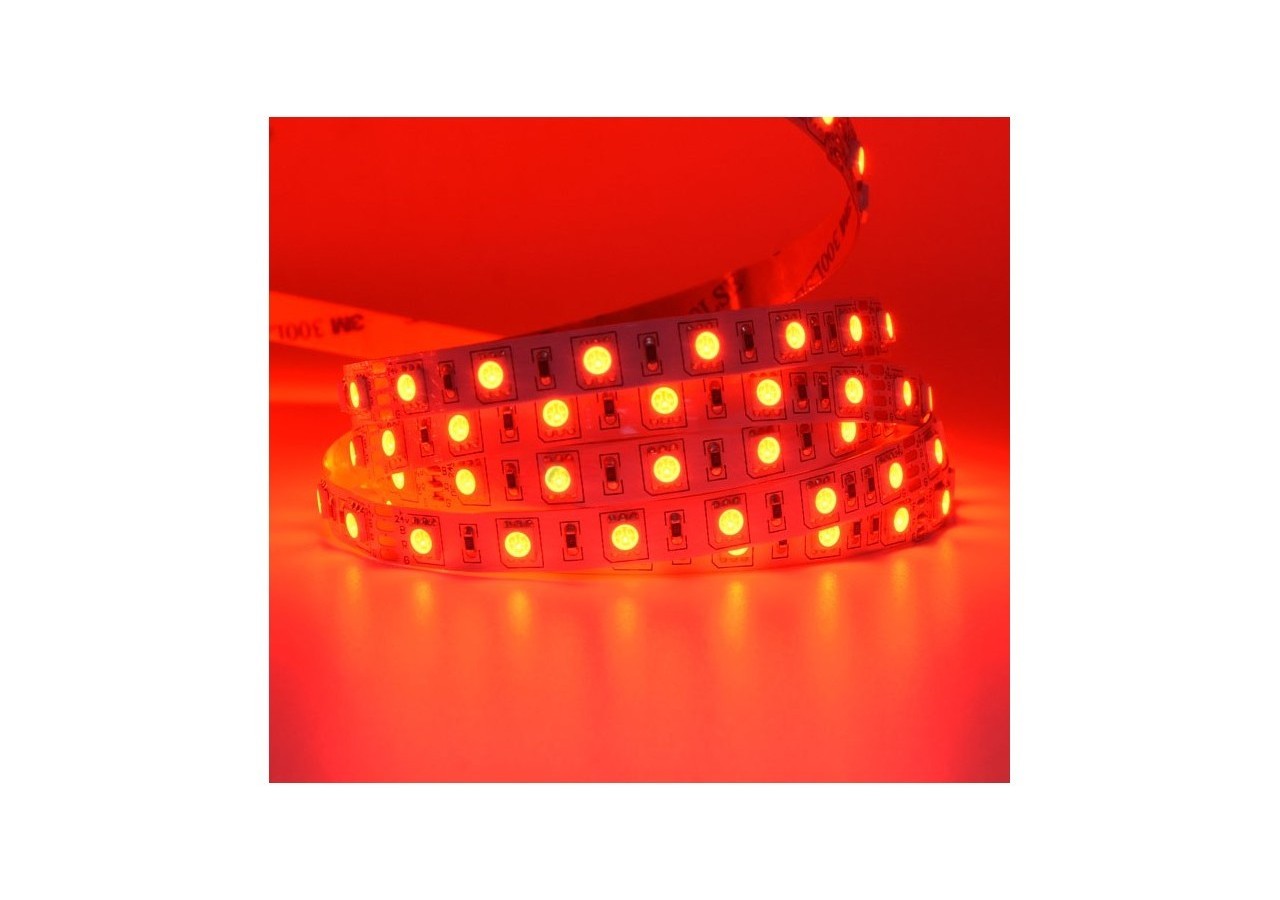 Ruban LED RGB 24V DC SMD 5050 72W IP20 5M - B1549-IP20 - Barcelona LED