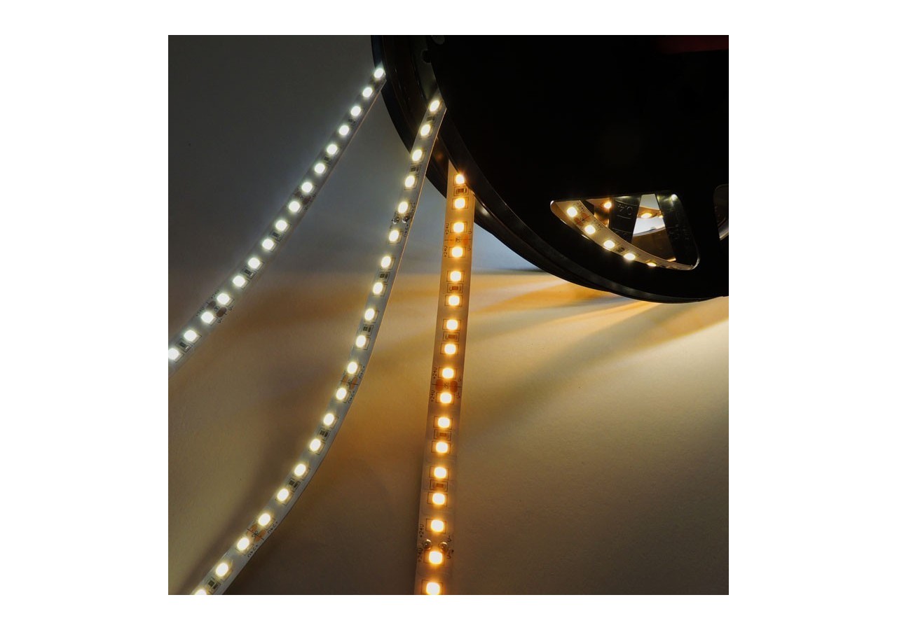 Ruban LED 24V DC-18W/m-Monochrome-10mm-IP20-Rouleau de 5m-120ch/m - B1552-270 - Barcelona LED