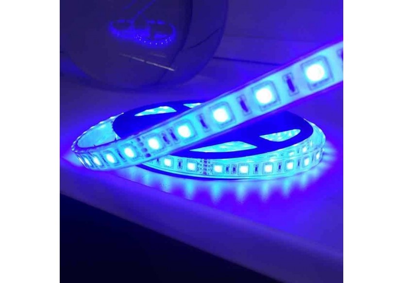 Ruban LED RGB 24V IP67 SMD 5050 72W 5M - B1549-IP67 - Barcelona LED