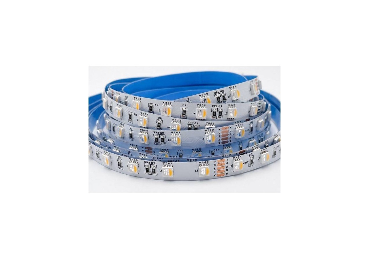 Ruban LED 24V DC 96W 12mm RGBW IP20 (SMD5050) Rouleau de 5m - B1548-RGBW - Barcelona LED