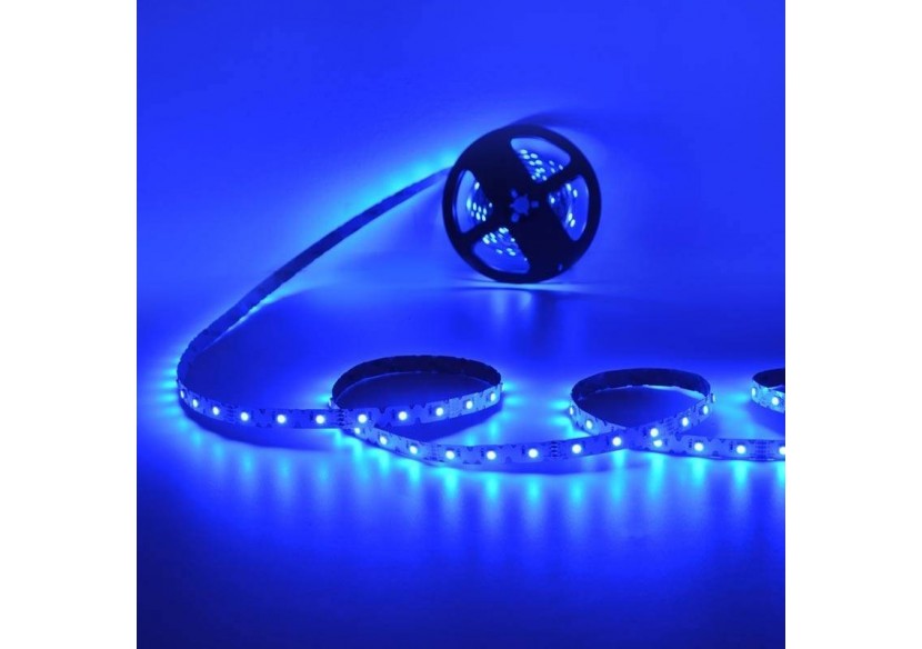 Ruban LED RGB zig zag-12V-50W-8mm-IP20-42 LED/m-Rouleau de 5m-Sécable tous les 6,2 cm - B1523RGB - Barcelona LED