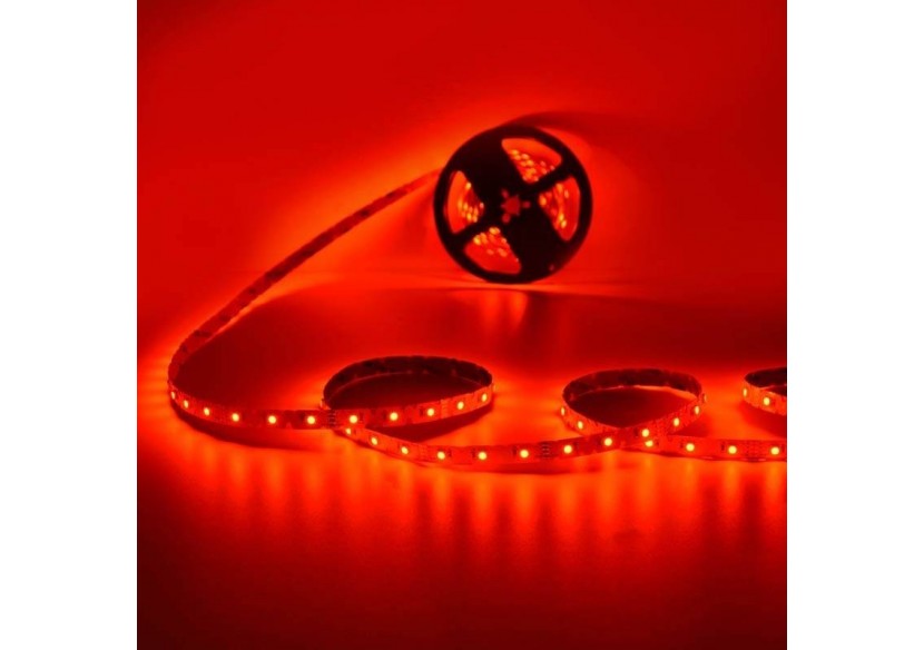 Ruban LED RGB zig zag-12V-50W-8mm-IP20-42 LED/m-Rouleau de 5m-Sécable tous les 6,2 cm - B1523RGB - Barcelona LED