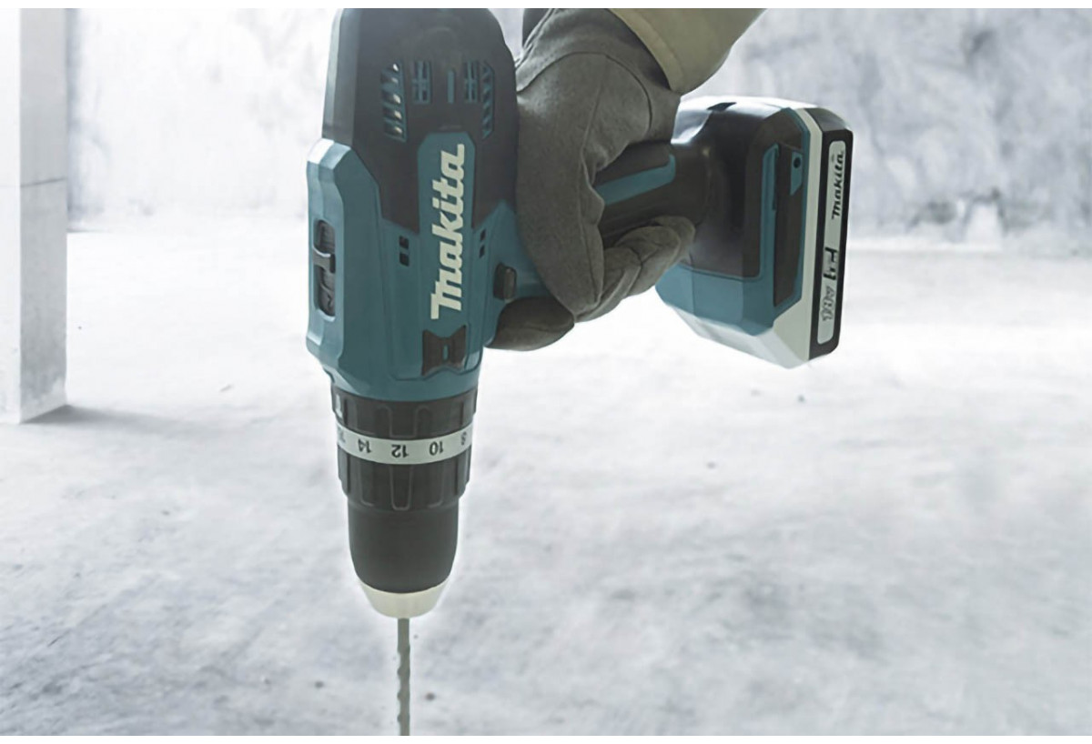 Perceuse visseuse à percussion1,5 Ah - Makita : Confort'Mat