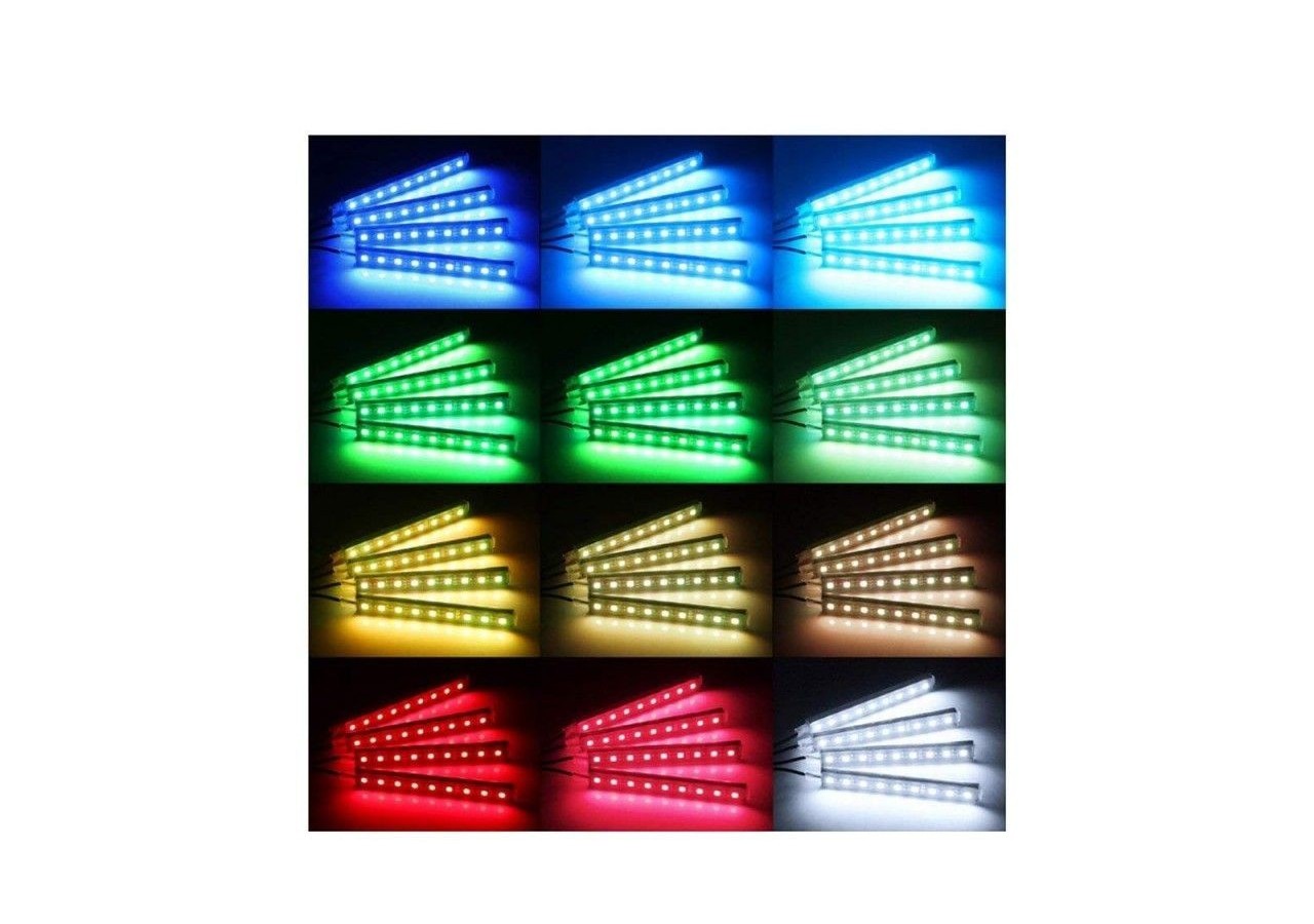 Kit ruban LED RGB 12V pour automobileavec contrôle par application Wifi - B1601-WIFI - Barcelona LED