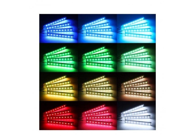 Kit ruban LED RGB 12V pour automobileavec contrôle par application Wifi - B1601-WIFI - Barcelona LED Kit ruban LED RGB 12V pour automobileavec contrôle par application Wifi - B1601-WIFI - Barcelona LED