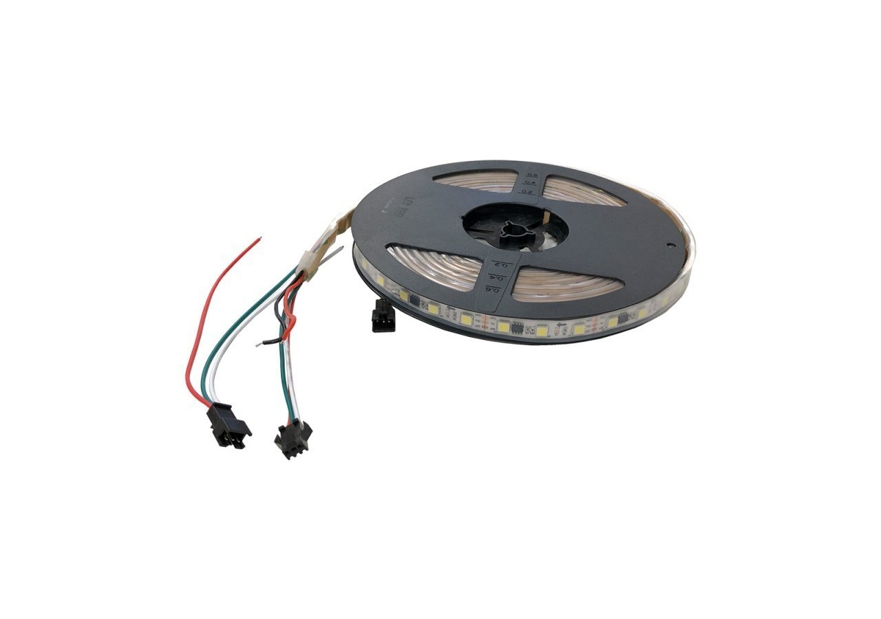 Ruban LED intelligent IC 12V DC-14,4W/m-IP67-60 LED/m-Largeur 10mm-6000K-5m - B1542-3IC-BF - Barcelona LED