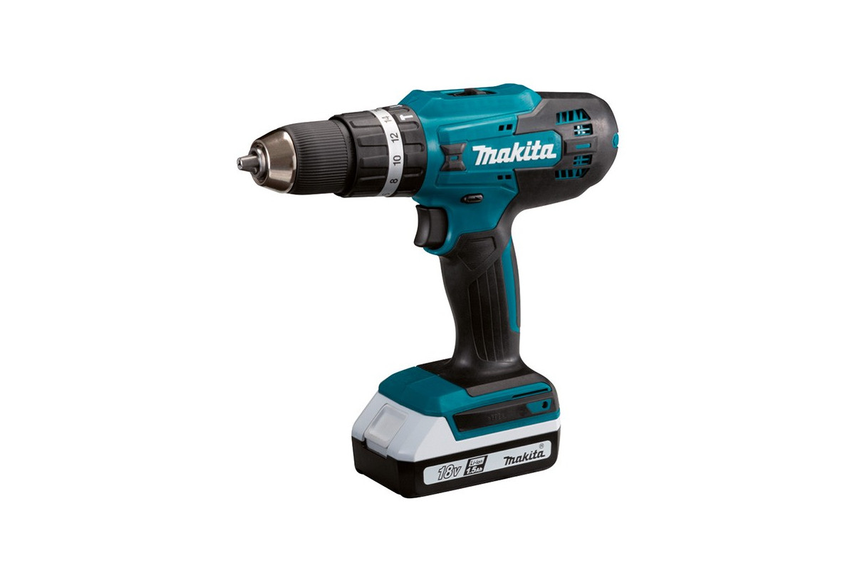 Perceuse visseuse à percussion1,5 Ah - Makita : Confort'Mat