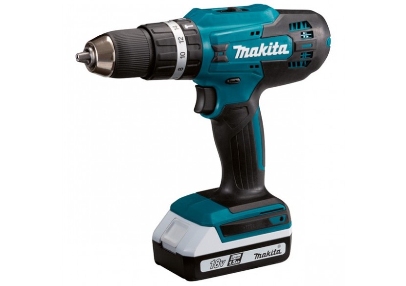 Perceuse visseuse à percussion1,5 Ah - Makita : Confort'Mat