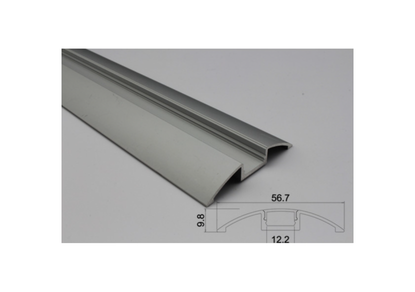 Profilé aluminium 58x9mm Surface en forme de demi-lune (2 m) - BPERF58X9 - Barcelona LED Profilé aluminium 58x9mm Surface en forme de demi-lune (2 m) - BPERF58X9 - Barcelona LED