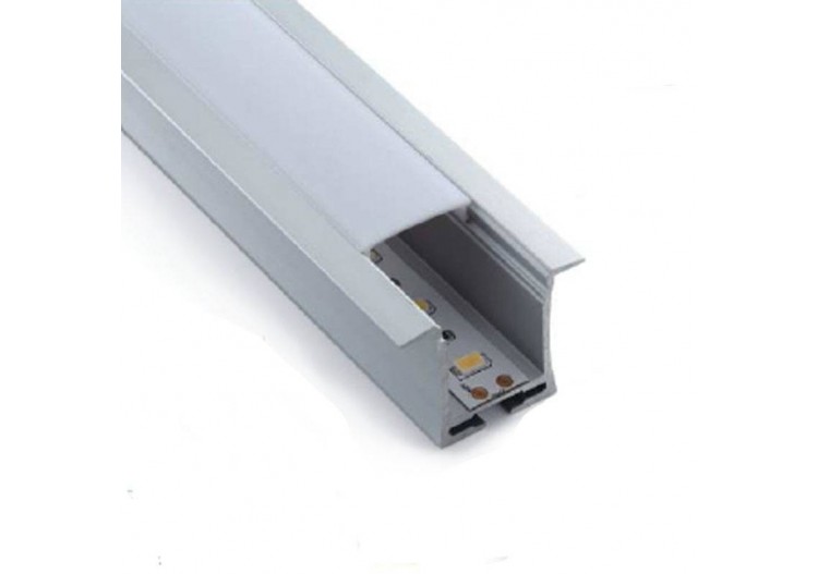 Profilé aluminium encastrable 36x28mm (2 m) - BPERF36X28 - Barcelona LED