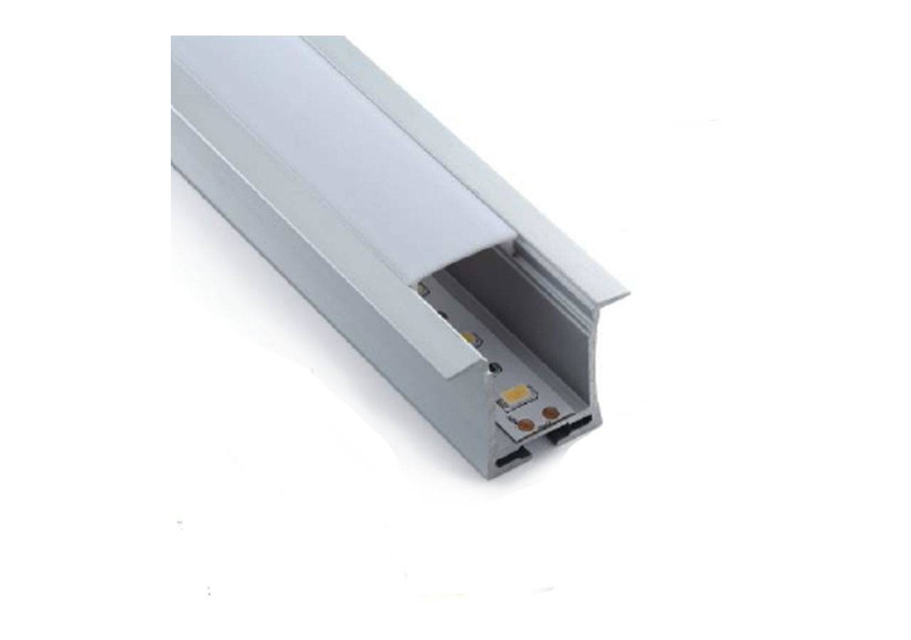 Profilé aluminium encastrable 36x28mm (2 m) - BPERF36X28 - Barcelona LED