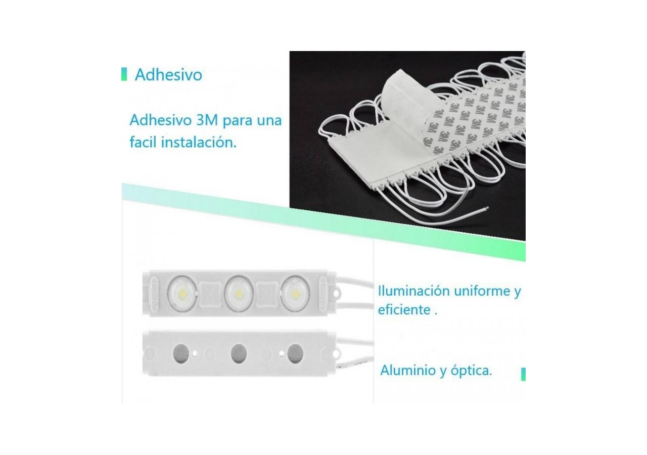 Module LED pour enseignes 2,5W direct à 230V IP65 120 degrés - BM1427BC - Barcelona LED