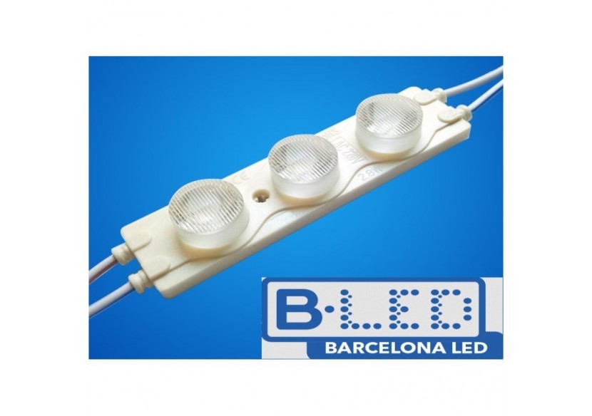 Module LED 3xSMD3030 2.5W 230V-AC, IP65 15 degrés 6200 degrés k - BM1426BF - Barcelona LED Module LED 3xSMD3030 2.5W 230V-AC, IP65 15 degrés 6200 degrés k - BM1426BF - Barcelona LED