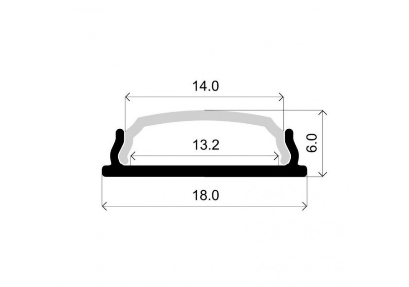 Profilé aluminium flexible 18x6 (2m) - BPERF18X6 - Barcelona LED Profilé aluminium flexible 18x6 (2m) - BPERF18X6 - Barcelona LED